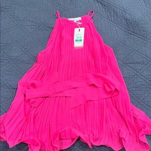 Endless Rose Vibrant Pink belted Pleated Top
BNWT Size L